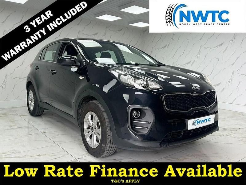 Black Used 2017 Kia Sportage 2 SUV | £9,195 (Good price) - Image 1/4