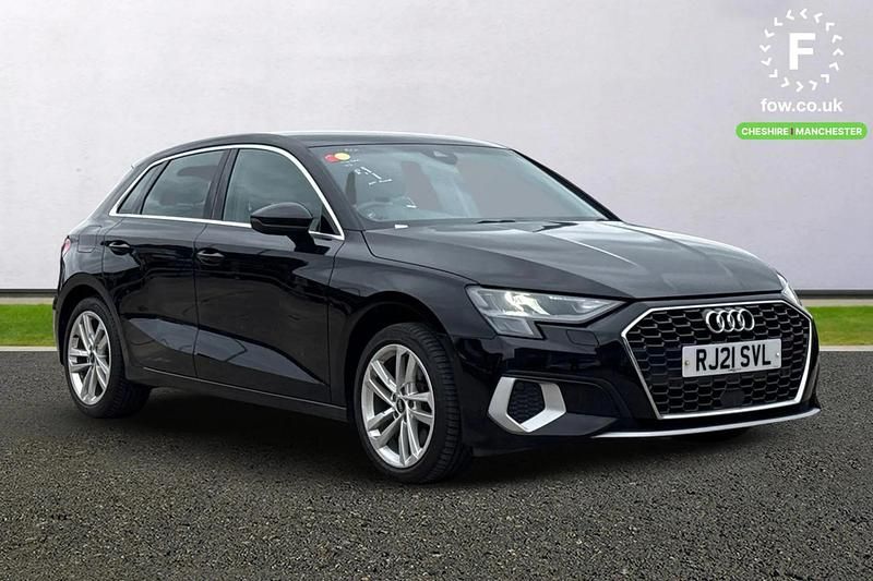 Black Used 2021 Audi A3 Sportback Comfort Hatchback | £19,099 (Fair price) - Image 1/3