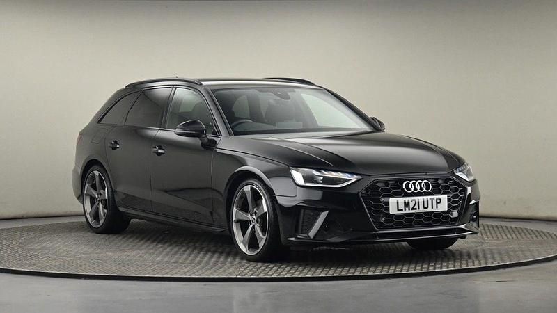 Myth black metallic Used 2021 Audi A4 Black Edition Estate | £25,300 (A bit pricey) - Image 1/4