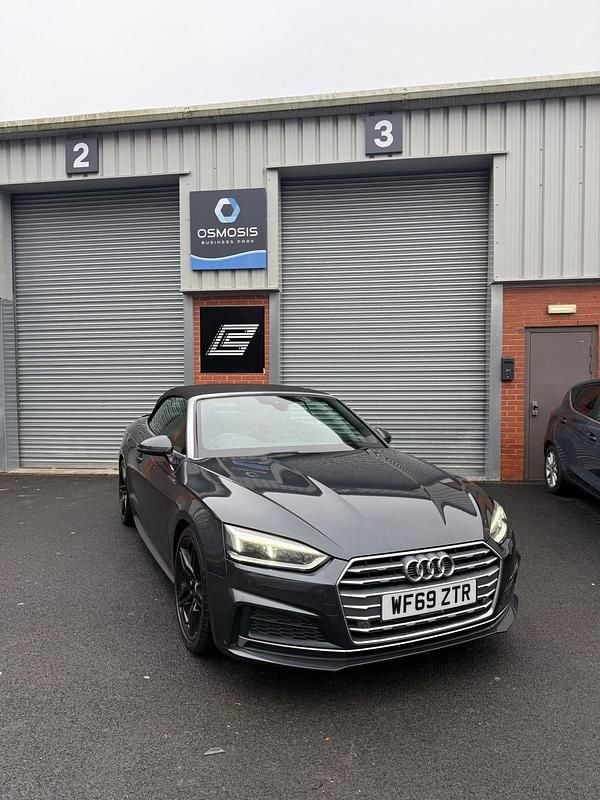 Grey Used 2019 Audi A5 Cabriolet S-Line Cabriolet | £12,995 (Good price) - Image 1/4