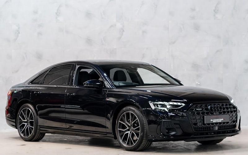 New Audi A8 Black Edition 286 HP (210 kW) 2025 Black Sedan