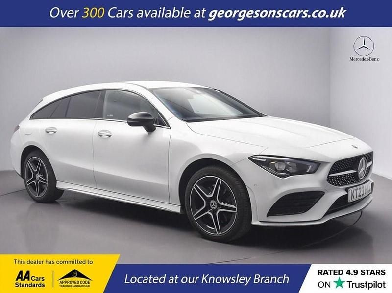 White Used 2023 Mercedes CLA250e Shooting Brake AMG line Estate | £21,000 (Good price) - Image 1/4