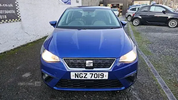 Used Seat Ibiza SE Technology 80 HP (58 kW) 2019 Blue Hatchback