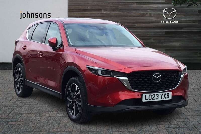 Red Used 2023 Mazda CX-5 Exclusive-Line SUV | £19,890 (Good price) - Image 1/4