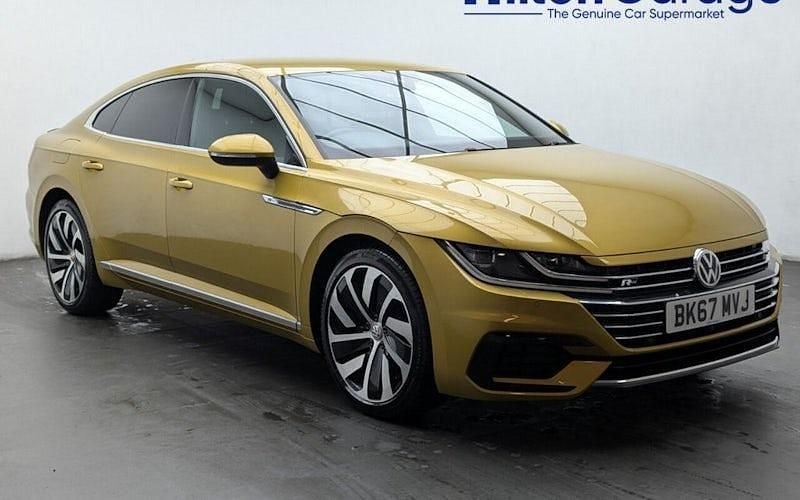 Used VW Arteon R-line 280 HP (205 kW) 2017 Yellow Hatchback