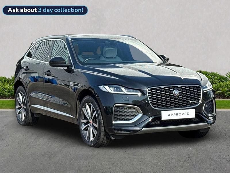 Black Used 2022 Jaguar F-Pace R-Dynamic SUV | £25,769 (Good price) - Image 1/4