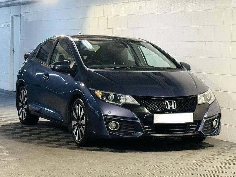Blue Used 2015 Honda Civic SR Hatchback | £7,789 (Good price) - Image 1/4