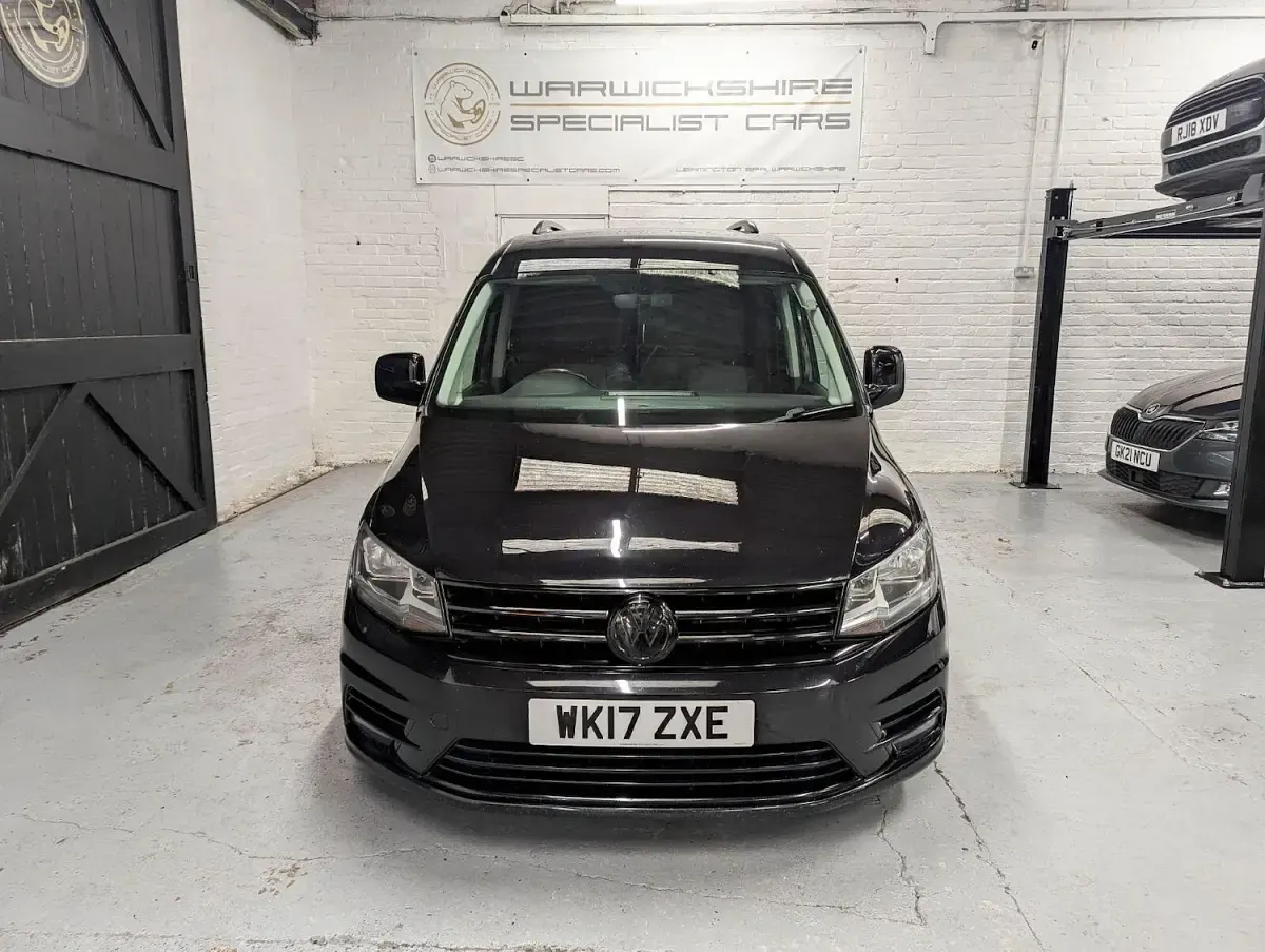 Used VW Caddy Black Edition 102 HP (75 kW) 2017 Black MPV