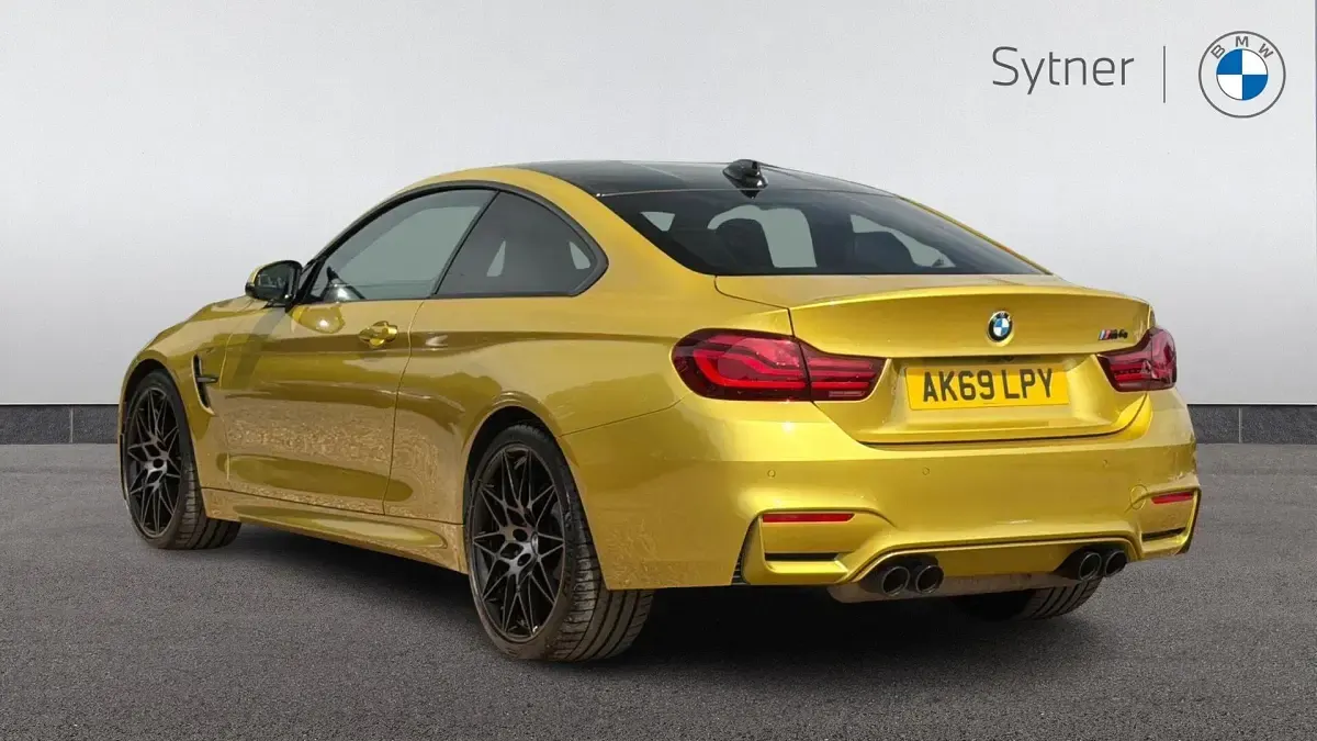 Used BMW M4 Competition Edition 444 HP (326 kW) 2019 Yellow Coupe