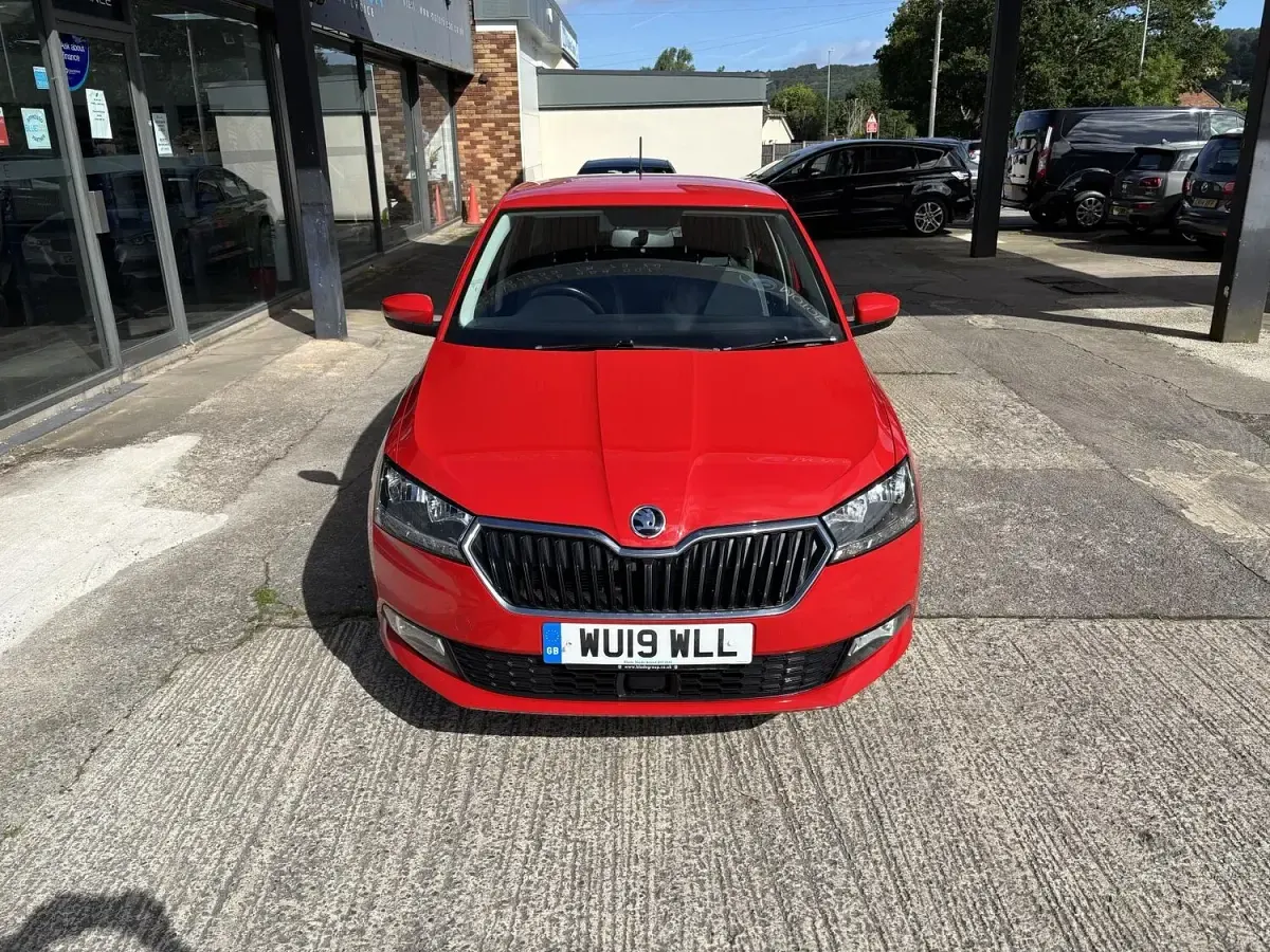 Used Skoda Fabia SE 110 HP (80 kW) 2019 Red Hatchback