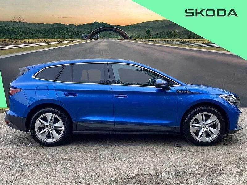 Used Skoda Enyaq iV 154 kW (210 HP) 2024 Race blue metallic SUV