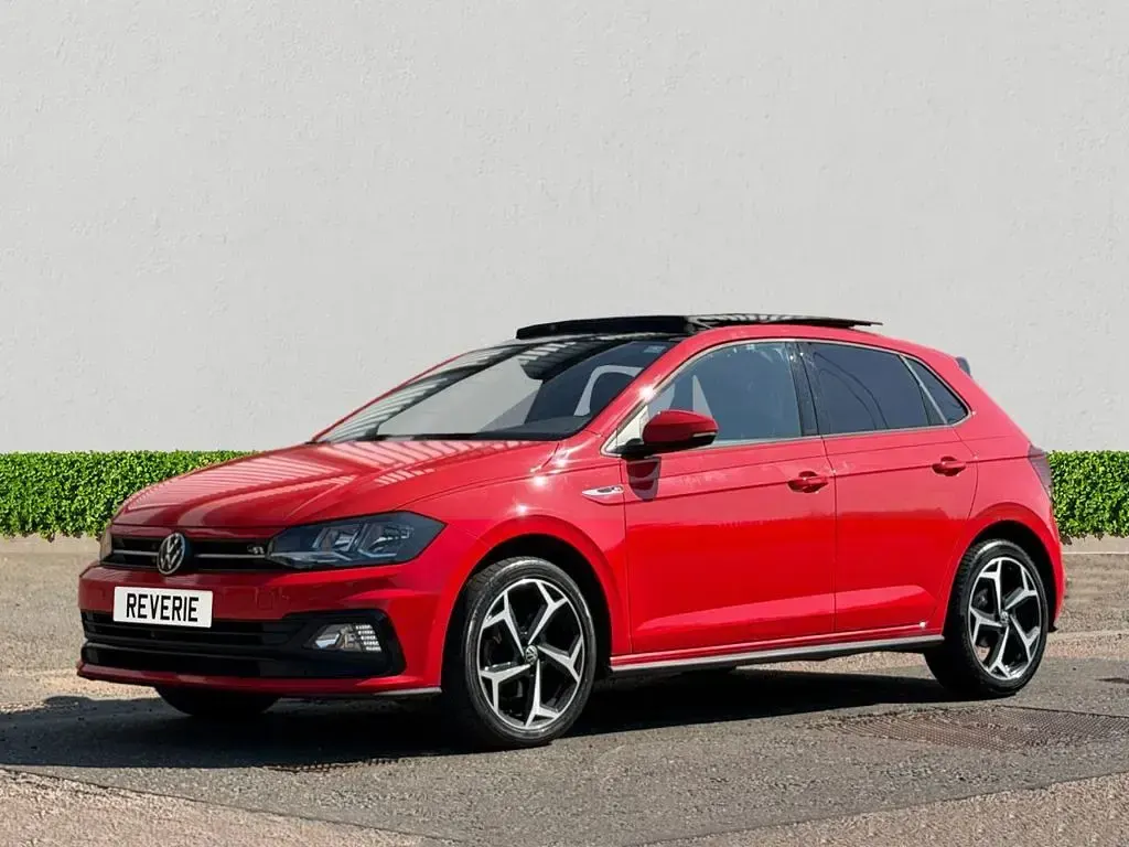 Used VW Polo R-line 110 HP (80 kW) 2021 Red Hatchback