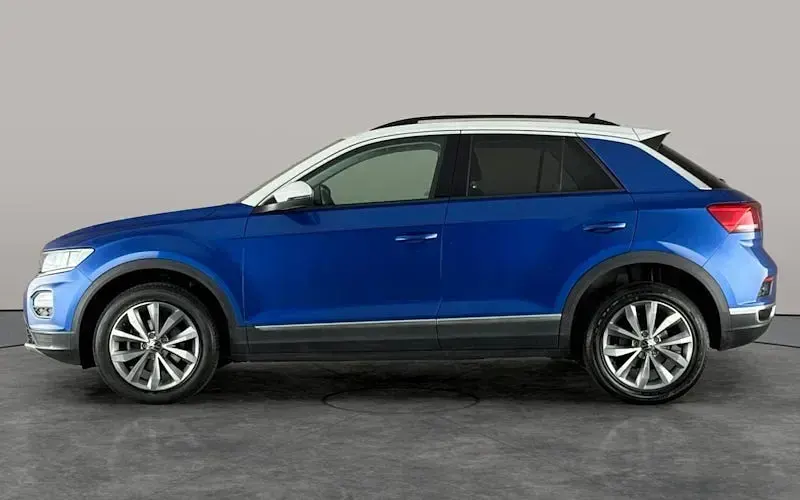 Used VW T-Roc Design 110 HP (80 kW) 2021 Blue SUV