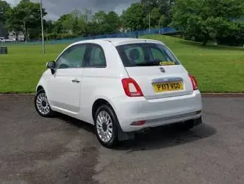 Used Fiat 500 Lounge 69 HP (50 kW) 2017 White Hatchback