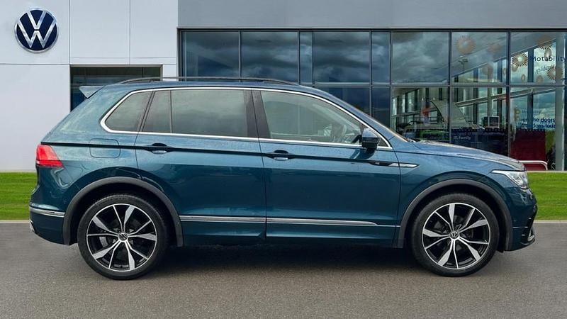 Used VW Tiguan R-line 150 HP (110 kW) 2021 Blue SUV