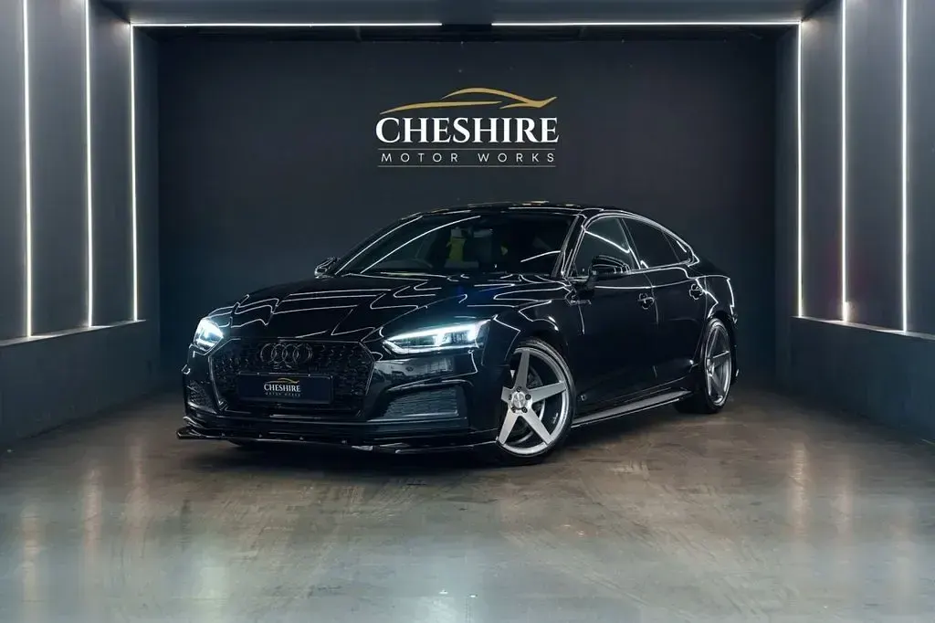 Used Audi A5 Sportback Black Edition 150 HP (110 kW) 2020 Black Hatchback