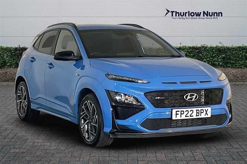 Blue Used 2022 Hyundai Kona N Line SUV | £13,613 (Fair price) - Image 1/4