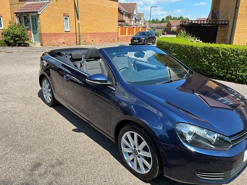Blue Used 2012 VW Golf Cabriolet S Cabriolet | £3,999 (Fair price) - Image 1/4