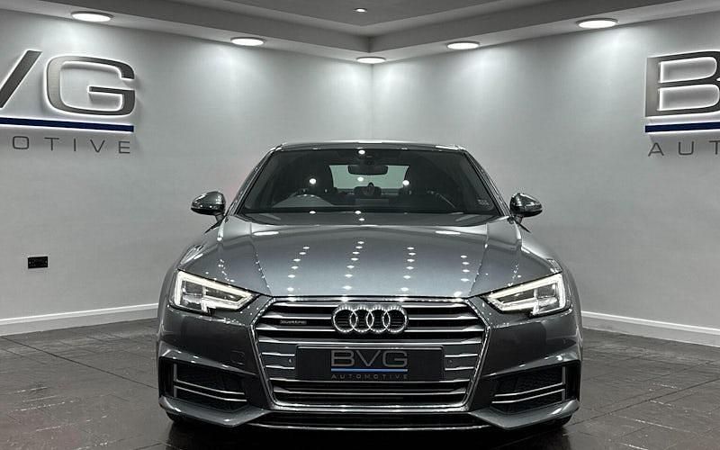 Used Audi A4 S-Line 252 HP (185 kW) 2018 Grey Sedan