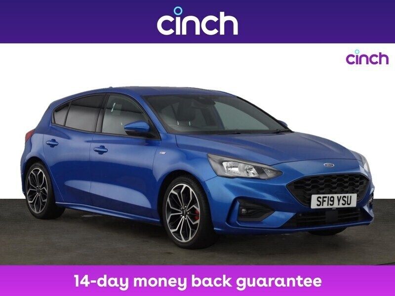 Blue Used 2019 Ford Focus ST-Line X Hatchback | £11,099 (Fair price) - Image 1/3