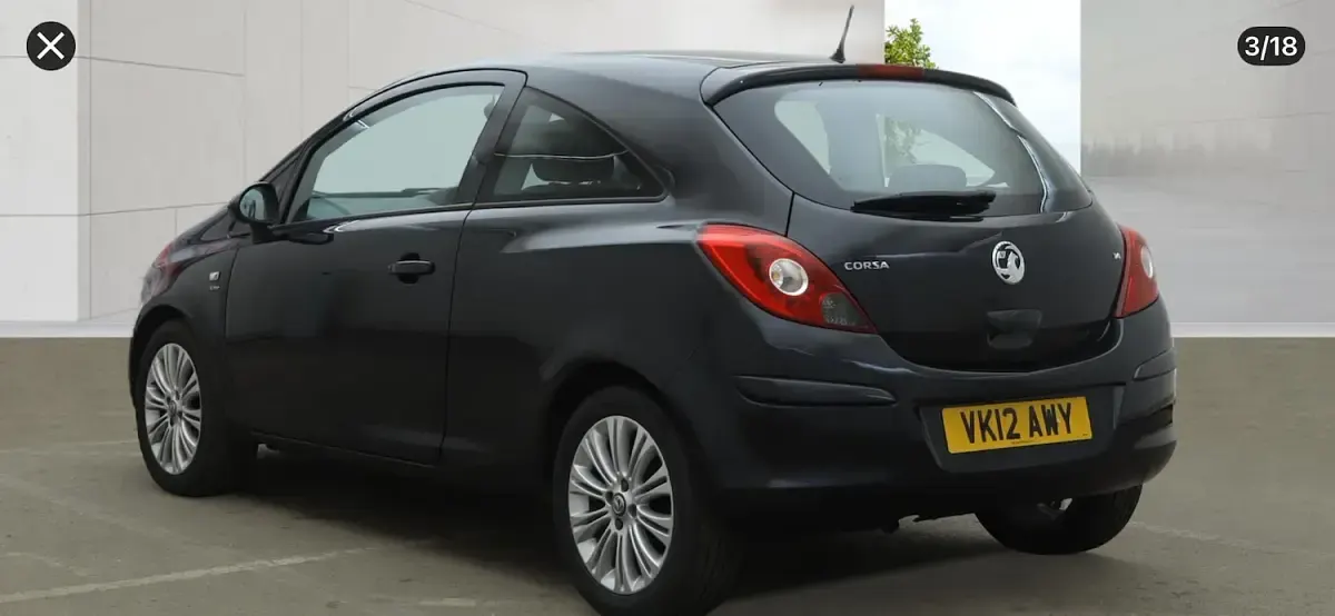 Used Vauxhall Corsa Active 100 HP (73 kW) 2012 Black Hatchback