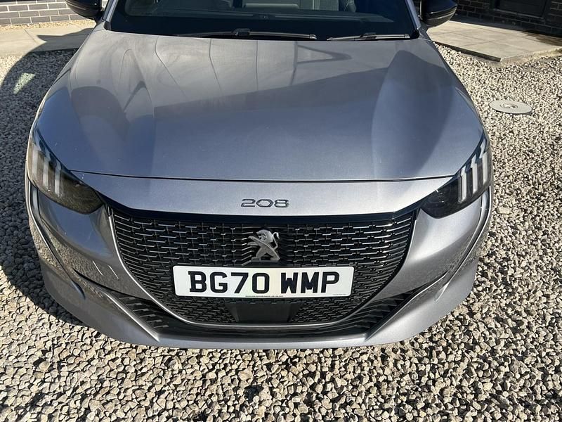Used Peugeot 208 GT-line 100 HP (73 kW) 2020 Grey Hatchback