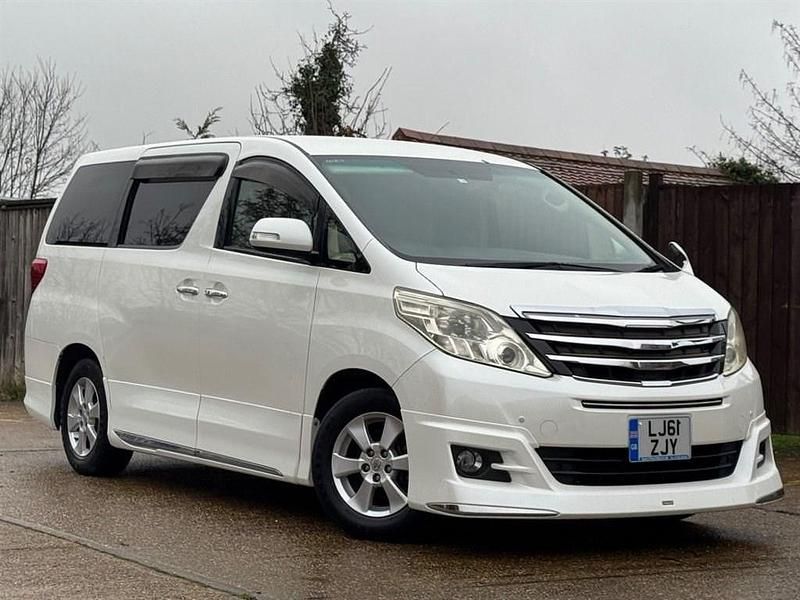 Begagnad Toyota Alphard 2012 Vit Minibuss