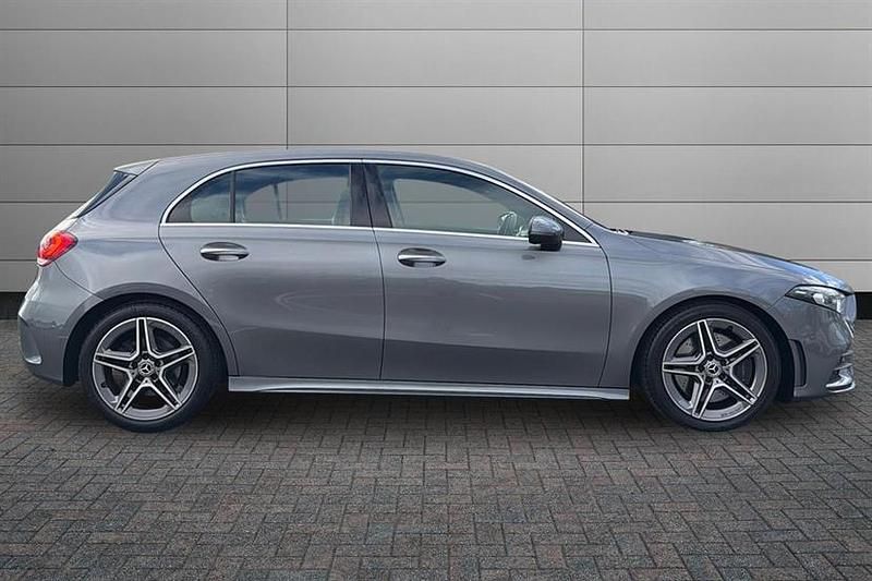 Used Mercedes A250 AMG Line Premium 224 HP (164 kW) 2019 Mountain grey Hatchback