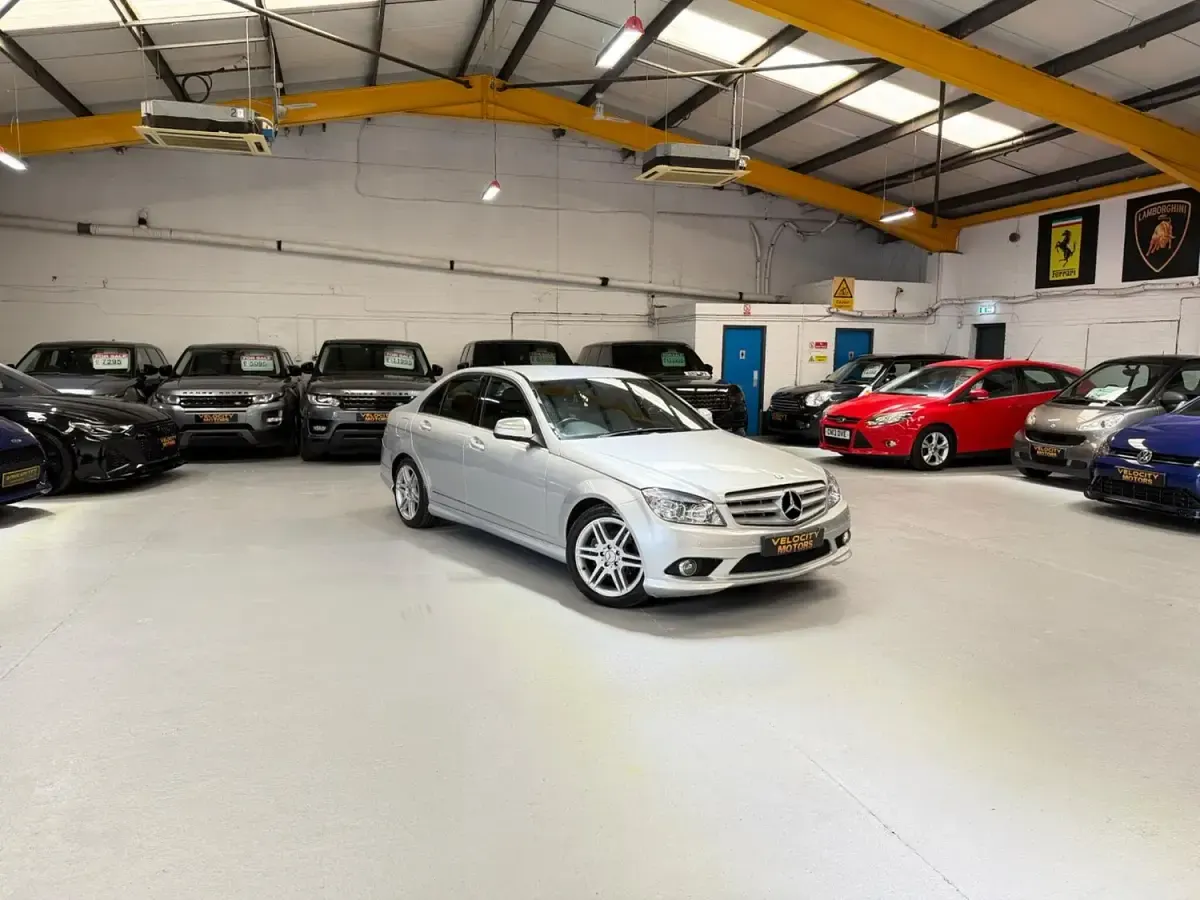 Used Mercedes C220 2007 Silver Sedan