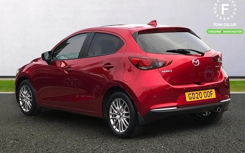 Begagnad Mazda 2 Inclusive 90 HK (66 kW) 2020 Röd Halvkombi
