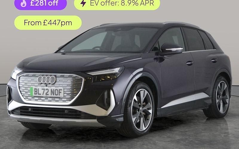 Used Audi Q4 e-tron S-Line 150 kW (204 HP) 2023 Mauve/purple SUV