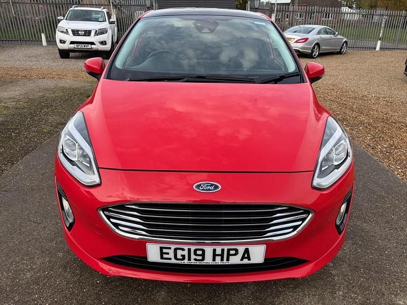 Usado Ford Fiesta Titanium 2019 Vermelho Citadino