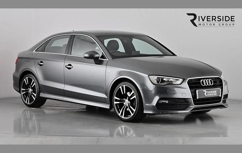 Daytona grey Used 2015 Audi A3 S-Line Sedan | £10,750 (Fair price) - Image 1/4
