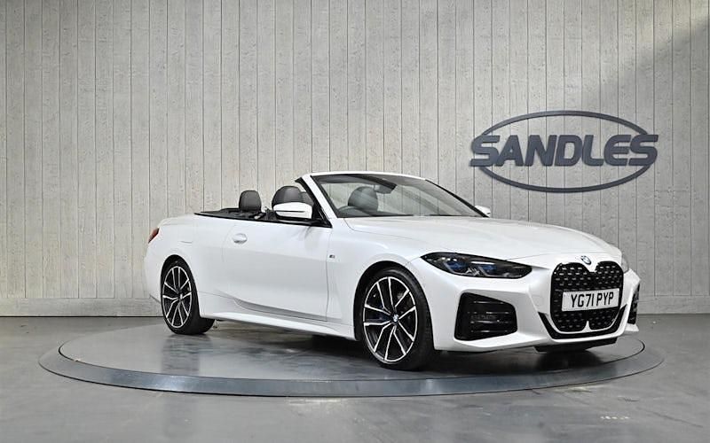 Used BMW 430 Cabriolet M Sport 258 HP (189 kW) 2021 White Cabriolet