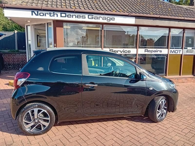 Black Used 2014 Peugeot 108 Allure Hatchback | £4,495 (A bit pricey) - Image 1/4