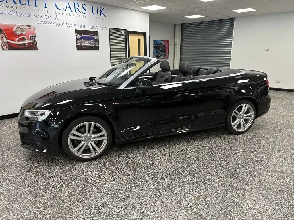 Used Audi A3 Cabriolet S-Line 2018 Black Cabriolet