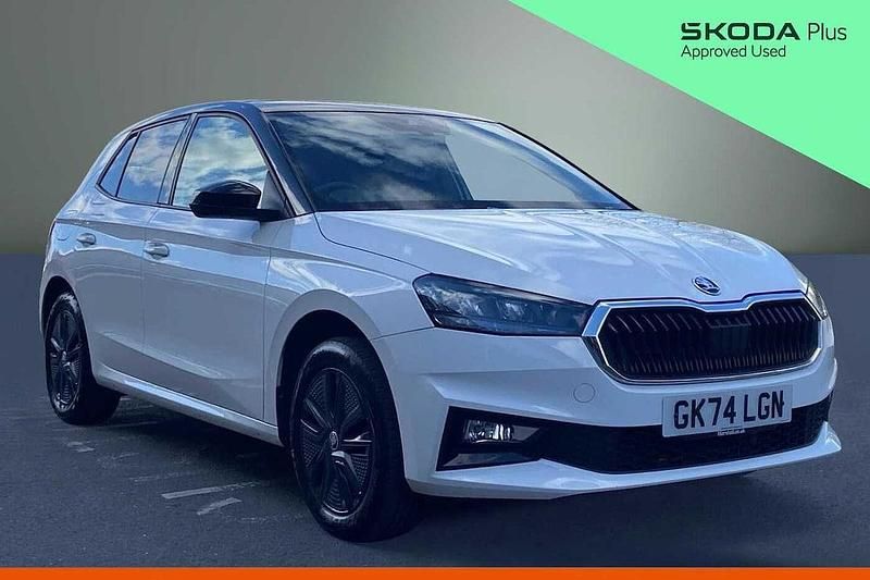 Used Skoda Fabia Colour Edition 116 HP (85 kW) 2024 Candy white black magic pearl effect Hatchback