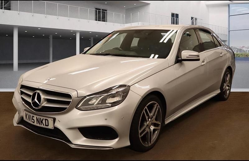 Used Mercedes E250 AMG line 2015 Silver Sedan