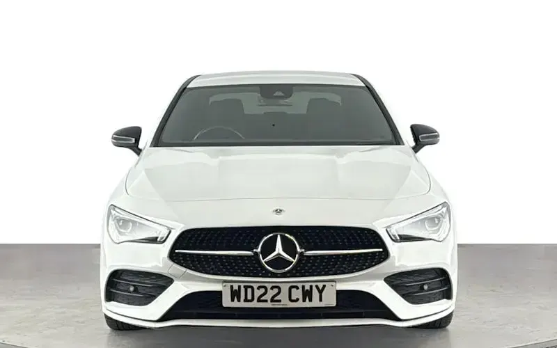 Used Mercedes CLA180 AMG line 136 HP (100 kW) 2022 White Coupe
