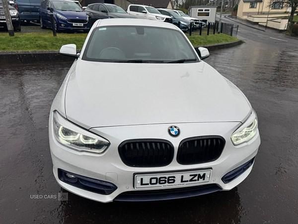 Used BMW 116 Sport Line 2017 White Hatchback