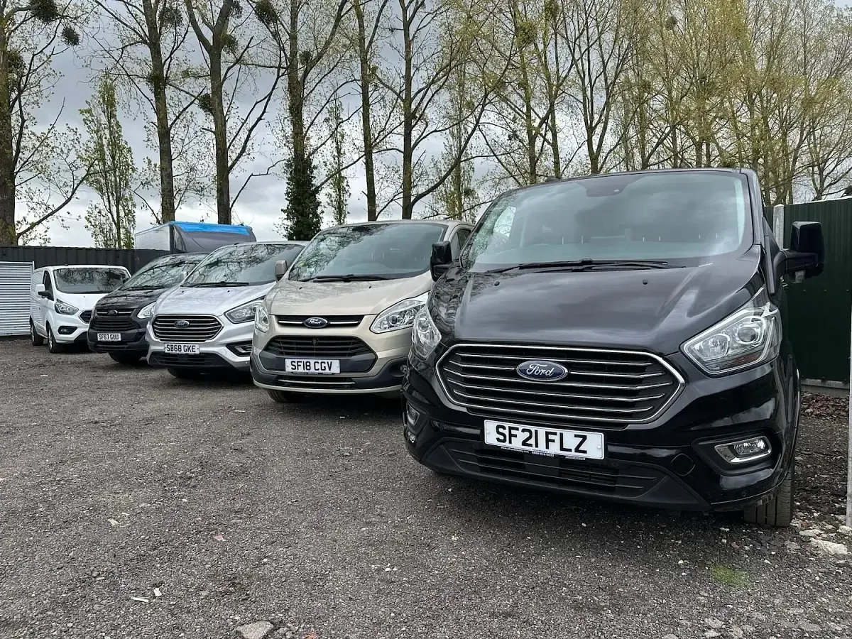 Used Ford Tourneo Custom Titanium 2021 Black Van