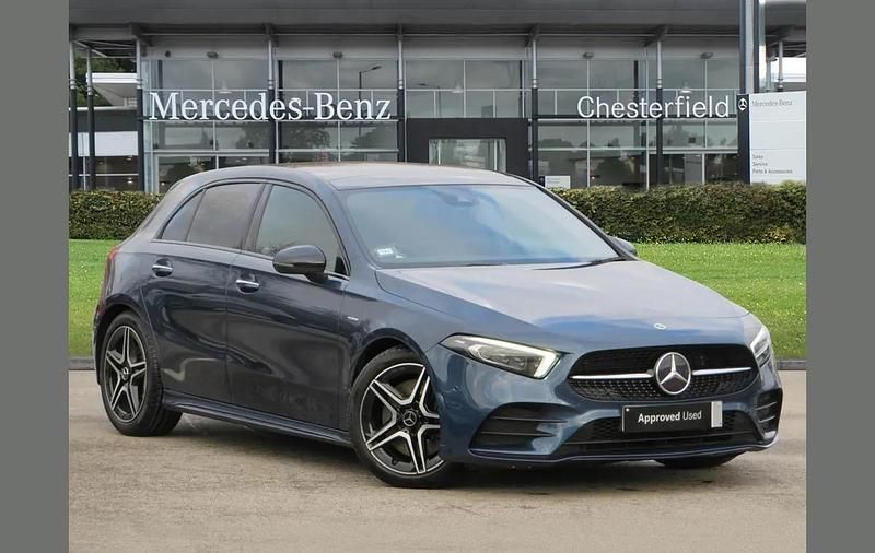 Blue Used 2022 Mercedes A250 AMG Line Premium Plus Hatchback | £25,179 (A bit pricey) - Image 1/4
