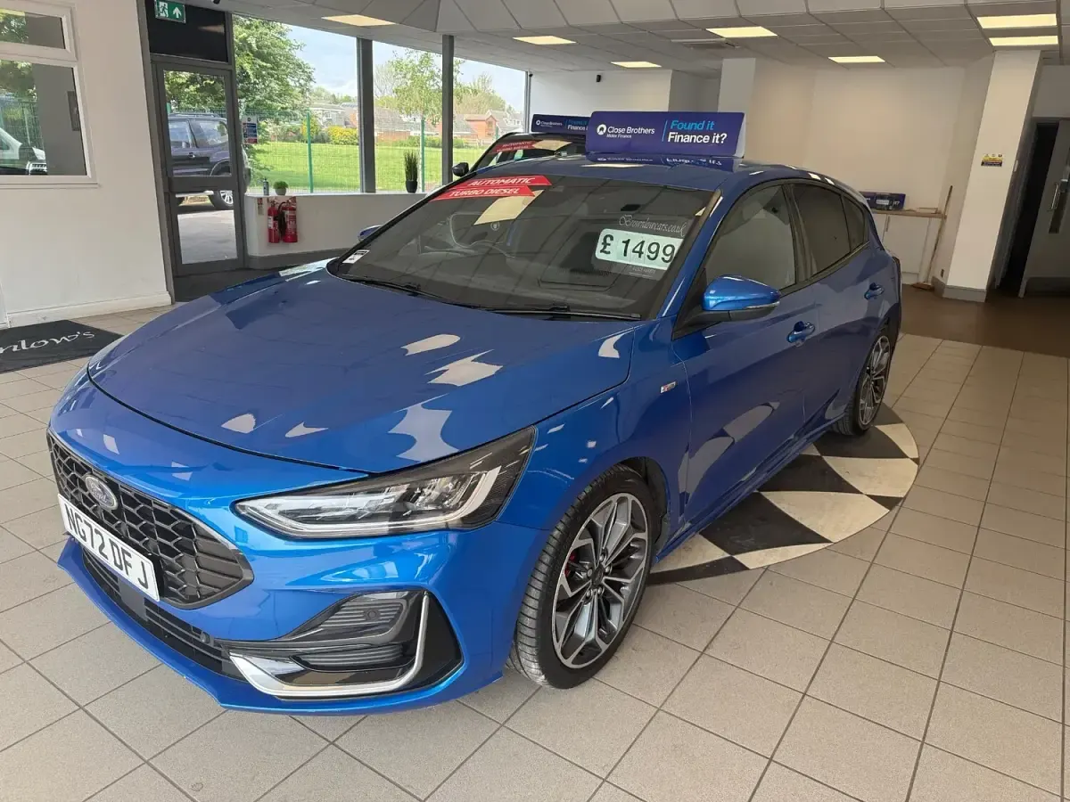 Used Ford Focus ST-Line 120 HP (88 kW) 2023 Blue Hatchback