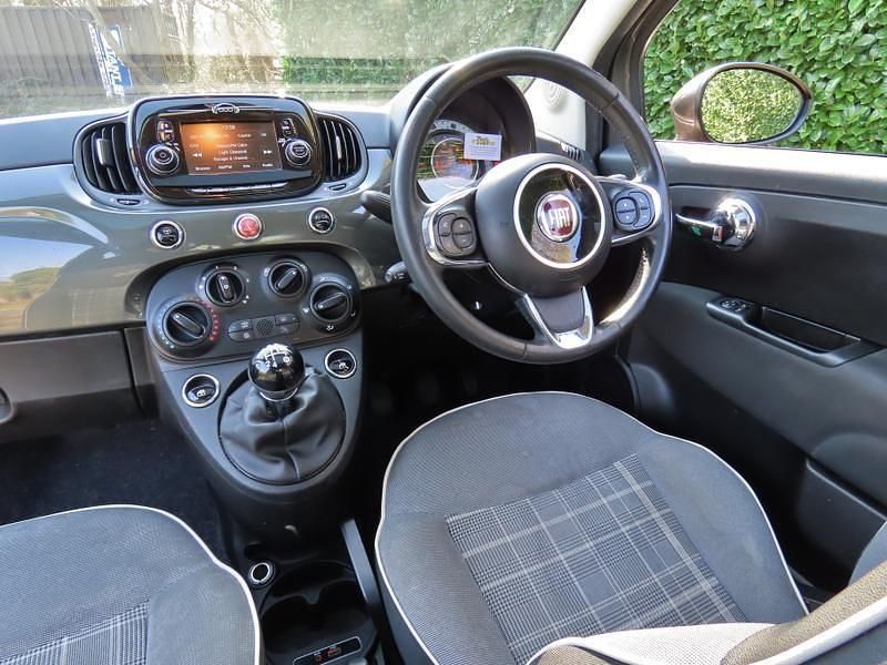 Used Fiat 500 Lounge 69 HP (50 kW) 2018 Grey Hatchback