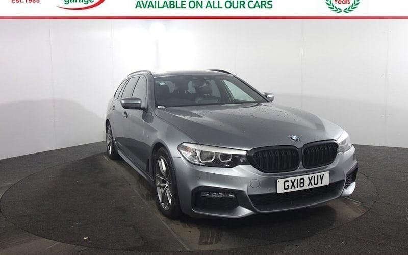 Used BMW 520 M Sport 190 HP (139 kW) 2018 Blue Estate