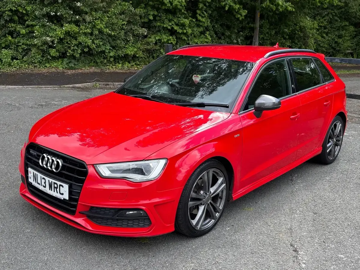 Used Audi A3 S-Line 2013 Red Hatchback