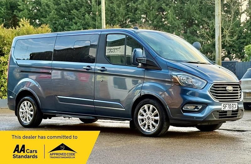 Used Ford Tourneo Custom Titanium 2020 Blue Van