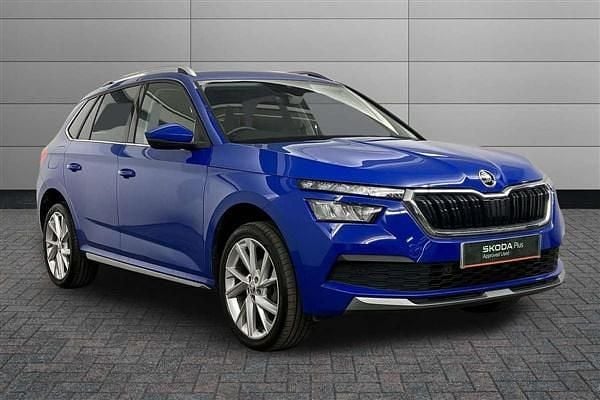 Energy blue Used 2022 Skoda Kamiq SE L SUV | £17,100 (Fair price) - Image 1/4
