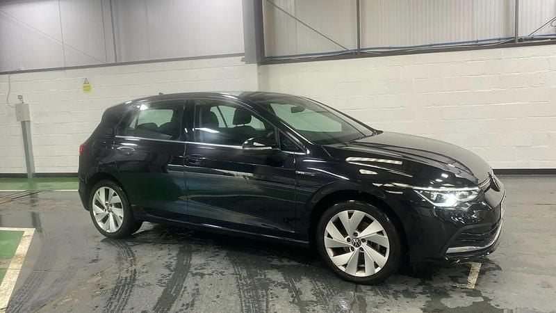 Used VW Golf VIII Style 130 HP (95 kW) 2020 Black Hatchback