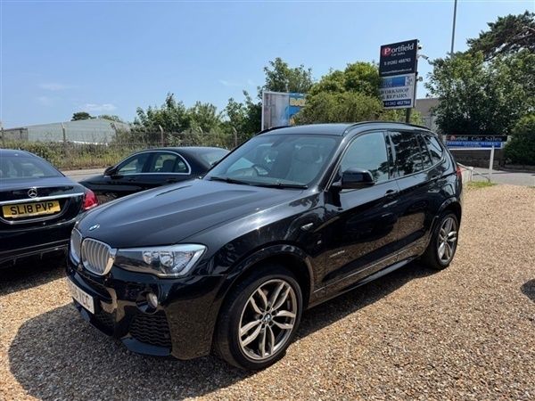 Black sapphire with oyster nevada leather Used 2016 BMW X3 M Sport SUV | £14,990 (Fair price) - Image 1/1